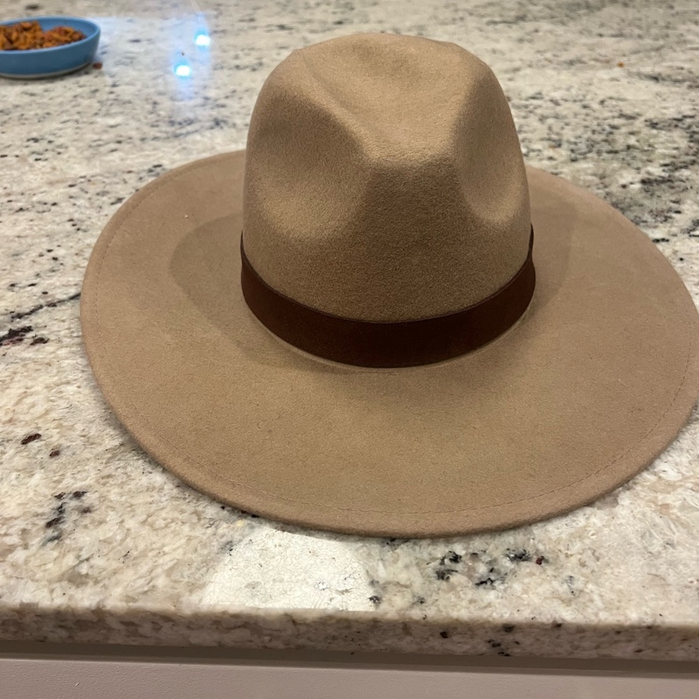 Beaumont Suede Free People Whiskey Wide Brim Hat